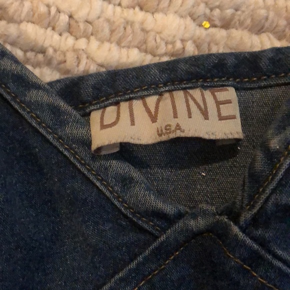 Jean Crop Top - Picture 2 of 4